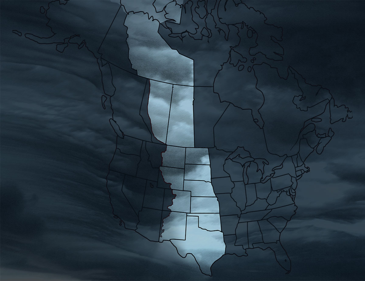 Central Flyway map